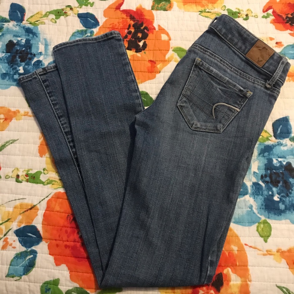 American Eagle skinny low rise jeans!